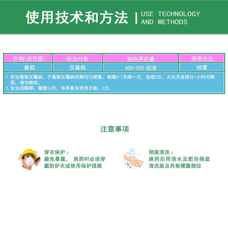 禾益迪芬康20%腐霉利防治蔬菜西红柿辣椒草莓葡萄灰霉病