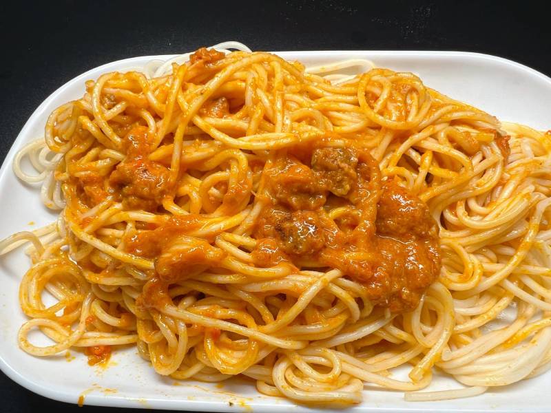 网红爆品蟹黄拌面批发蟹粉面预制菜方便速食拉面冷冻满满蟹黄
