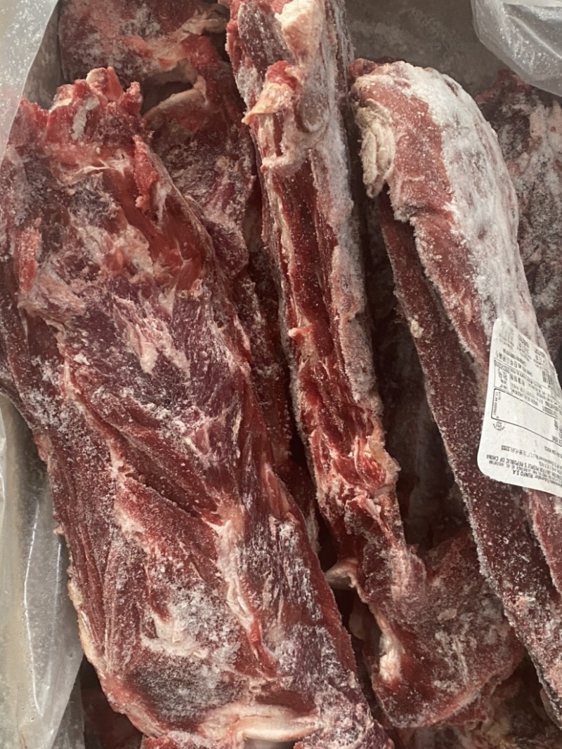 国产满肉牛脖骨实图拍摄手续齐全可切成产家实拍