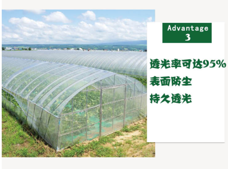推荐精品5+1PO膜耐老化可连用5年大棚膜高透光高保温