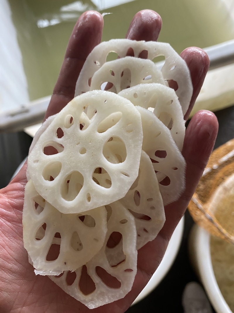 清水藕片藕段藕丁藕粉货源源头超市直供