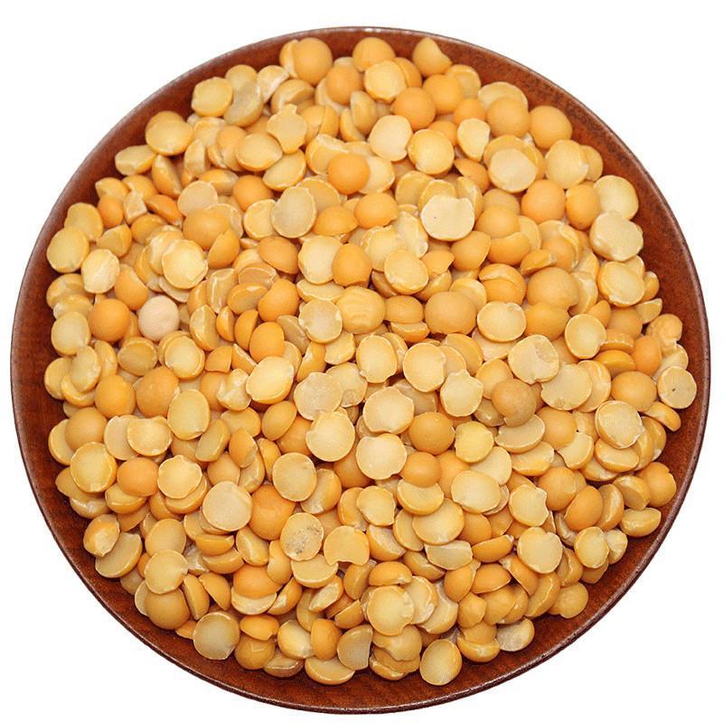 新去皮黄豆瓣5斤农家自产脱皮新鲜干豌豆粒瓣豌豆黄糕原