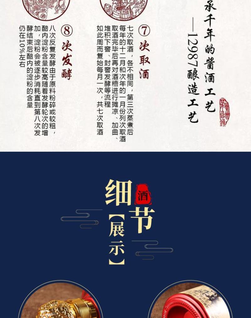 贵州茅台镇白酒52度十二生肖酒酱香白酒