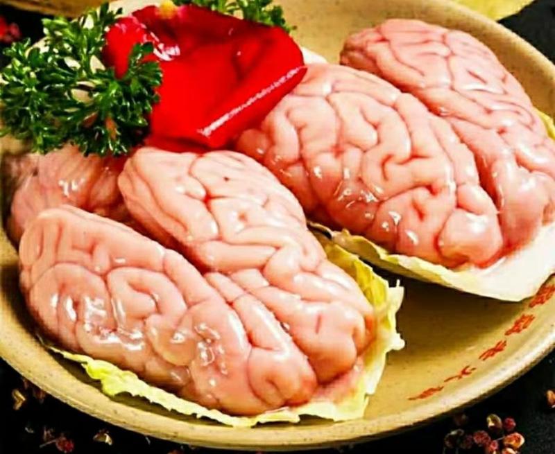 农家猪脑花新鲜猪脑髓火锅烧烤食材保质保量包邮