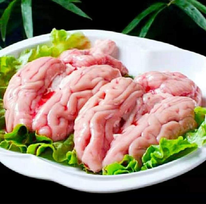 农家猪脑花新鲜猪脑髓火锅烧烤食材保质保量包邮