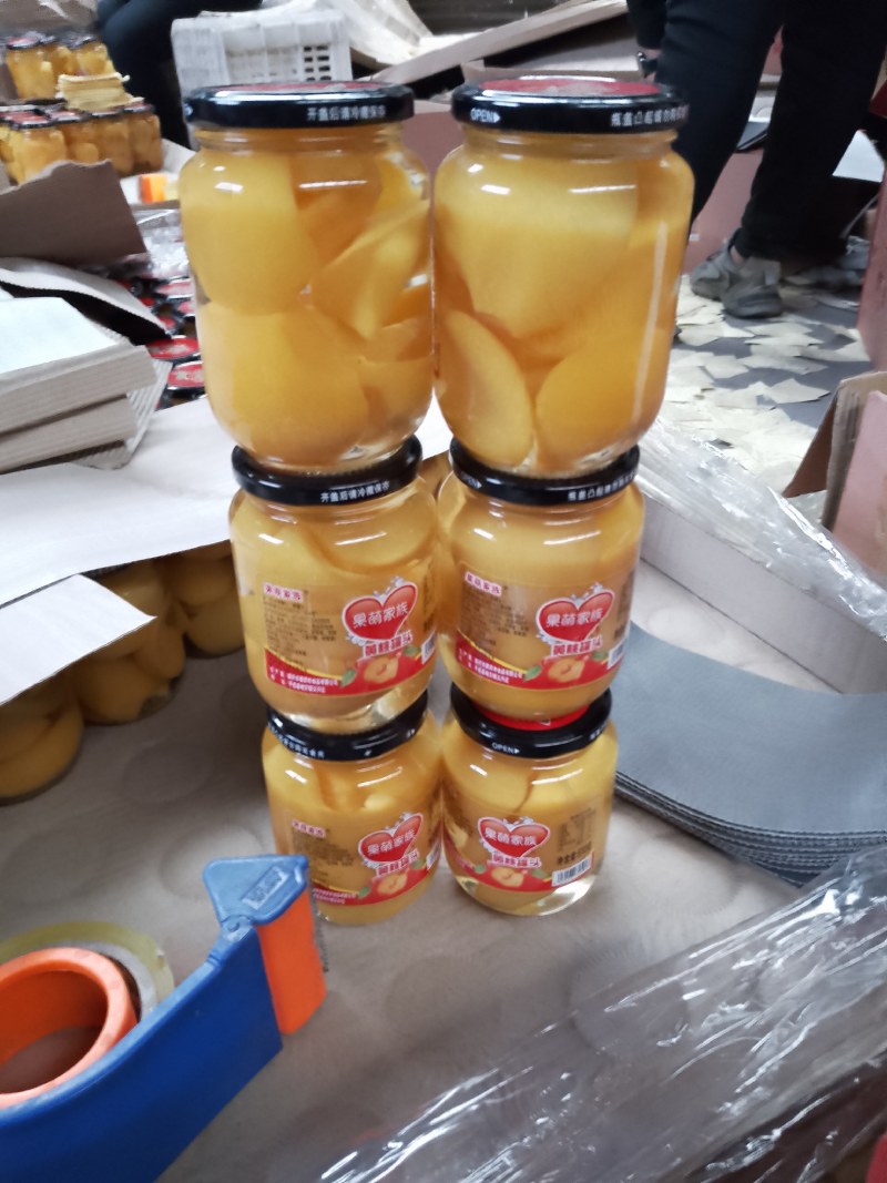 ！！！！！！！！！山东水果罐头厂家生产510克黄桃罐头
