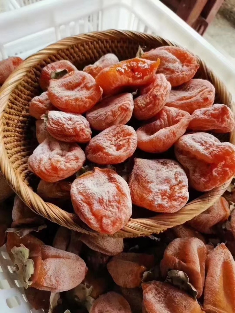 果味伊富平霜降柿饼吊柿陕西特产
