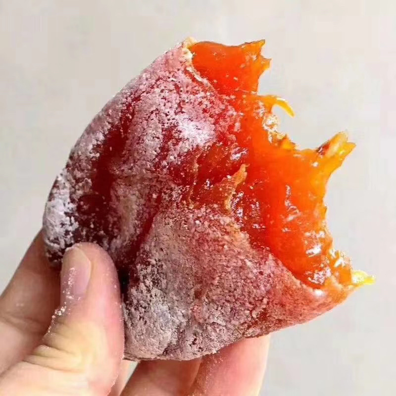 果味伊富平霜降柿饼吊柿陕西特产