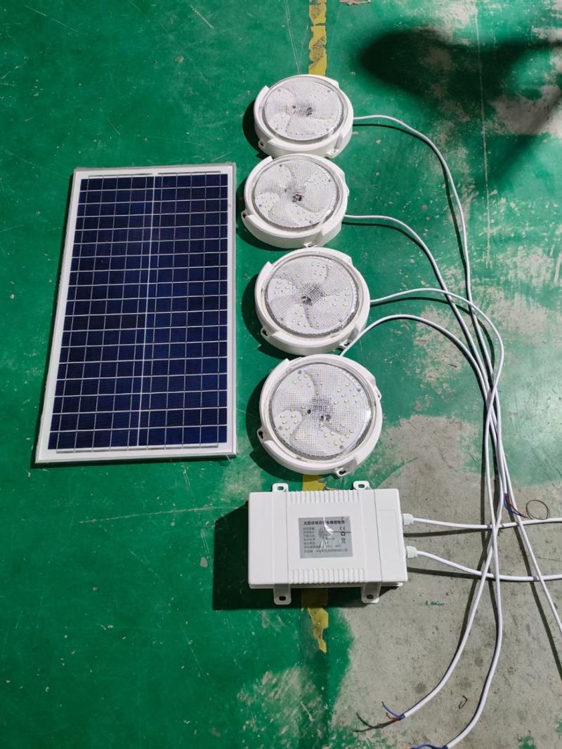 太阳能灯家用室内吸顶灯超亮大功率阳台走廊过道房间客厅灯照