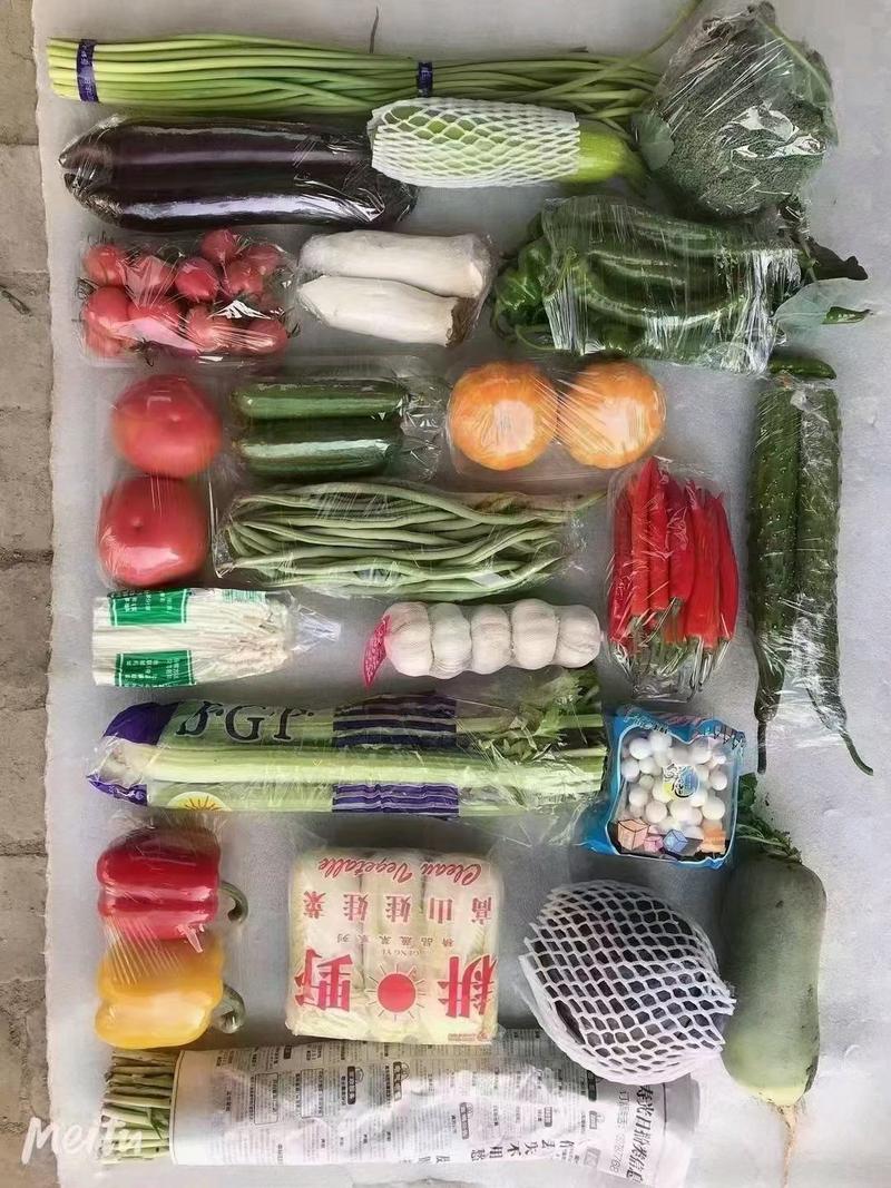 寿光套菜蔬菜组合礼包大棚蔬菜礼盒节庆多种蔬菜组合蔬菜套餐