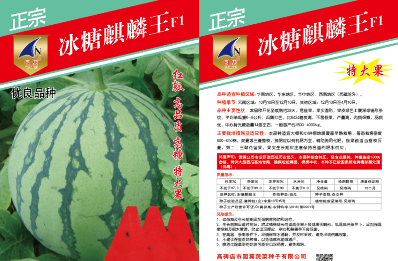 高纯早佳84~24F1西瓜种子果大瓤红早熟品质好产量高商