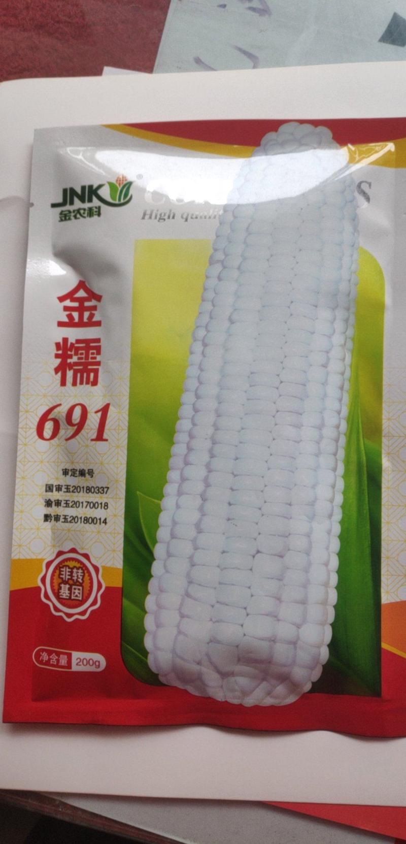 甜糯玉米种子金糯691