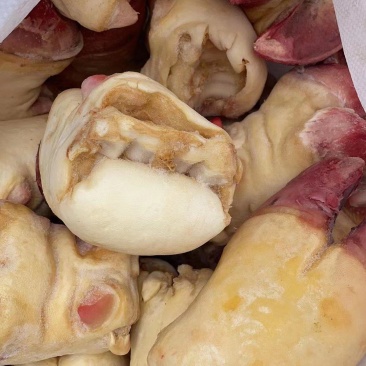清真食品批发牛掌牛蹄掌清水褪毛带牛蹄筋富含胶原蛋白质