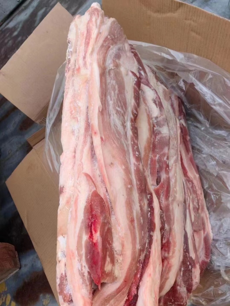 带皮五花肉条饭店快餐店酒店食材批发零售一手货源