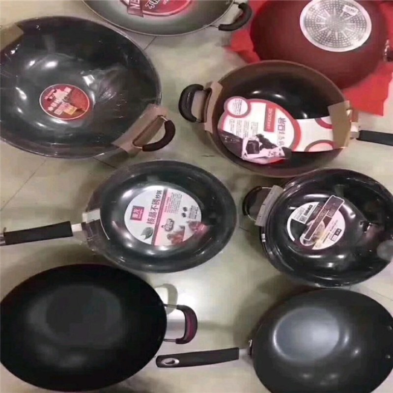 跑江湖产品25-29元模式炒锅精品不粘锅地摊赶集炒锅批发