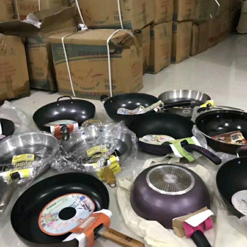 跑江湖产品25-29元模式炒锅精品不粘锅地摊赶集炒锅批发