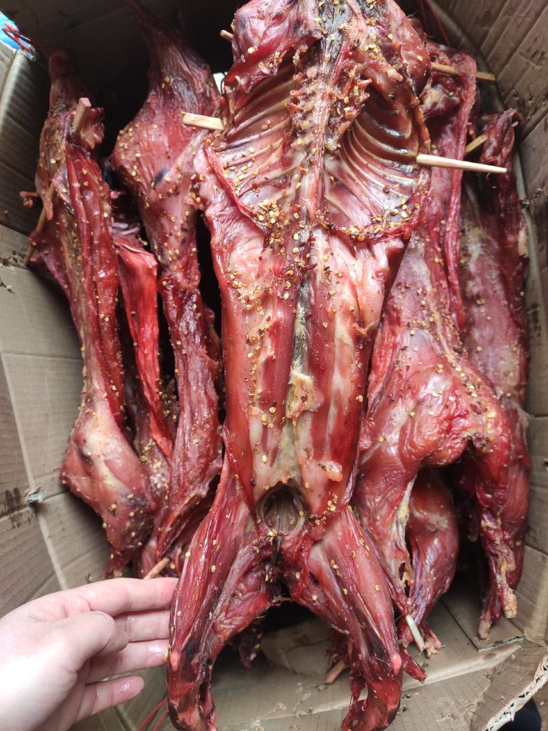 风干麻辣兔味道巴适干度好一手货源价格美丽库房现货