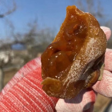 特级流心吊柿饼独立包装2022新富平霜降柿子饼整箱