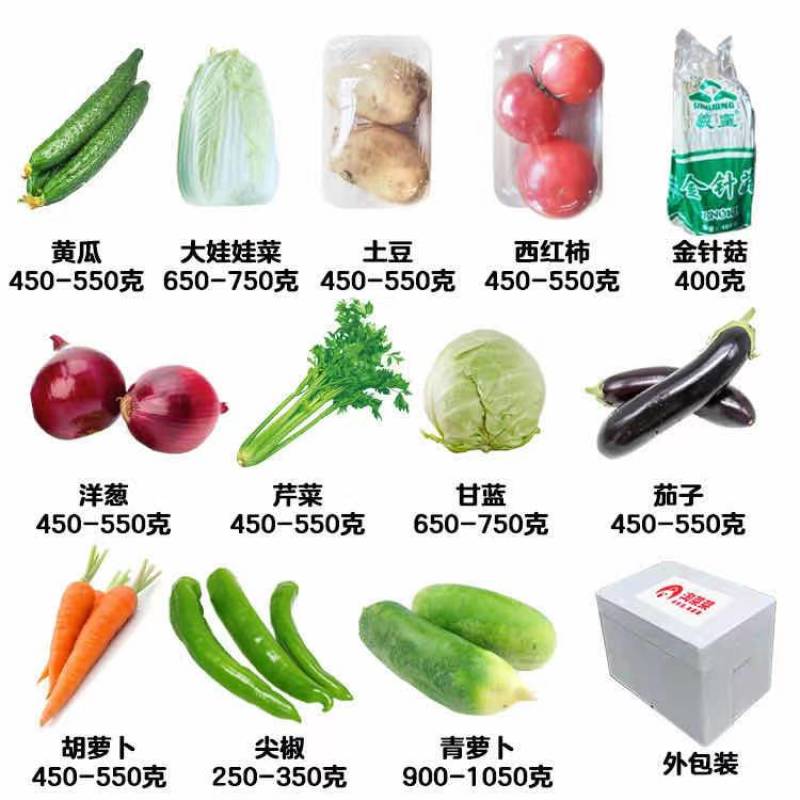 蔬菜礼包组合套装寿光套菜多种蔬菜任选蔬菜大礼包
