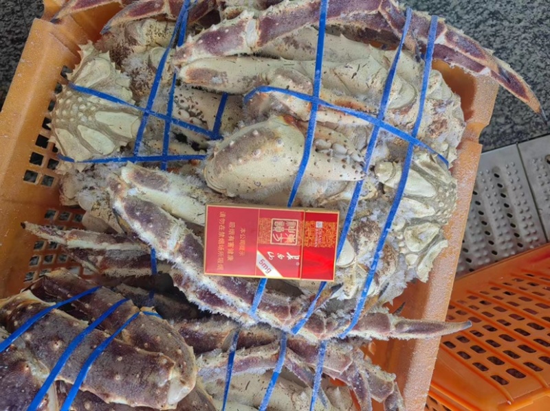 生冻帝王蟹，石蟹，岩蟹整只批发