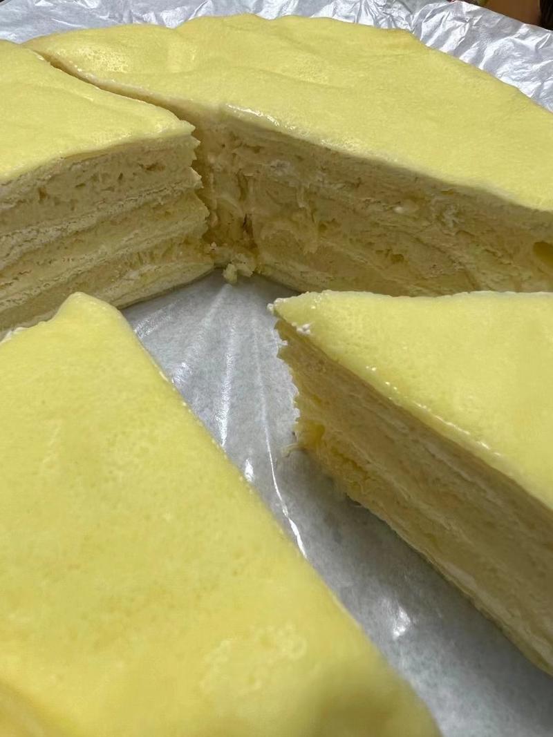 低价批发450克榴莲千层蛋糕，含优质榴莲肉200克以上！