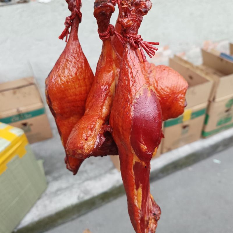 腊货批发烟熏鸭边腿鸭腿腊鸭腿跑江湖地摊货源
