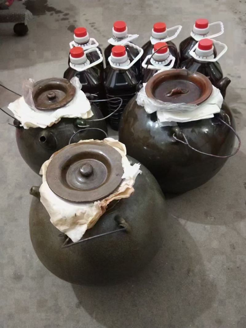 广东和平客家纯手工黑糯米原浆酒，0添加采用山泉水酿制而成