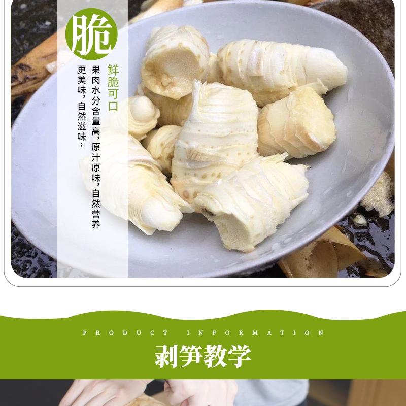 产地货源新鲜1斤冬笋竹笋统货蔬菜农产品黄泥冬笋500g