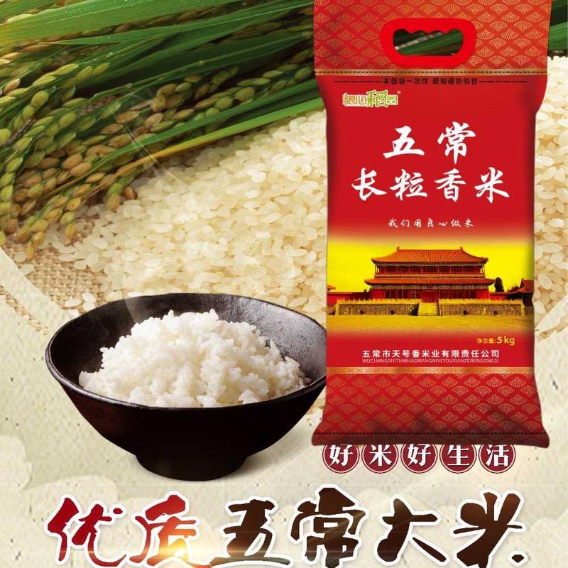 五常长粒香大米粮心稻品，清香米，一件代发