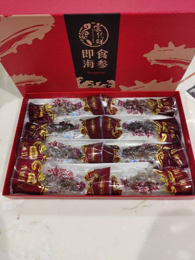 海参礼盒单品，过年海鲜礼盒打包需要，两款价格透明大连发货