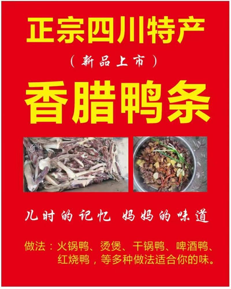 批发四川腊鸭条风吹腊鸭条跑江湖地摊展会