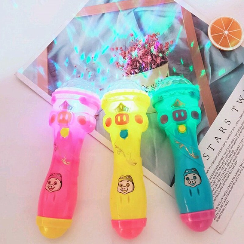 小天鹅投影魔法棒玩具棒发光玩具批发地摊玩具热卖