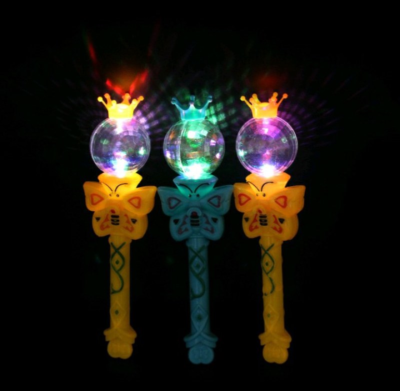 小天鹅投影魔法棒玩具棒发光玩具批发地摊玩具热卖