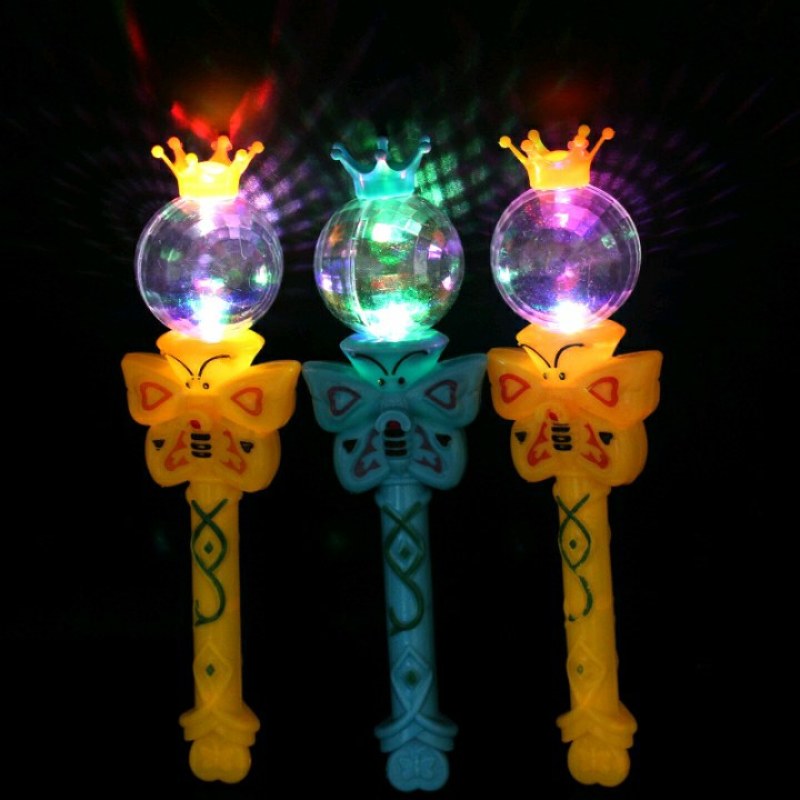 小天鹅投影魔法棒玩具棒发光玩具批发地摊玩具热卖
