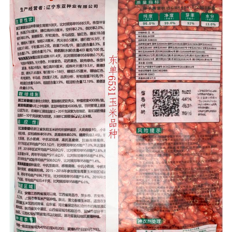 东单1331东单6531小钢炮饲料玉米种子高产大棒大田