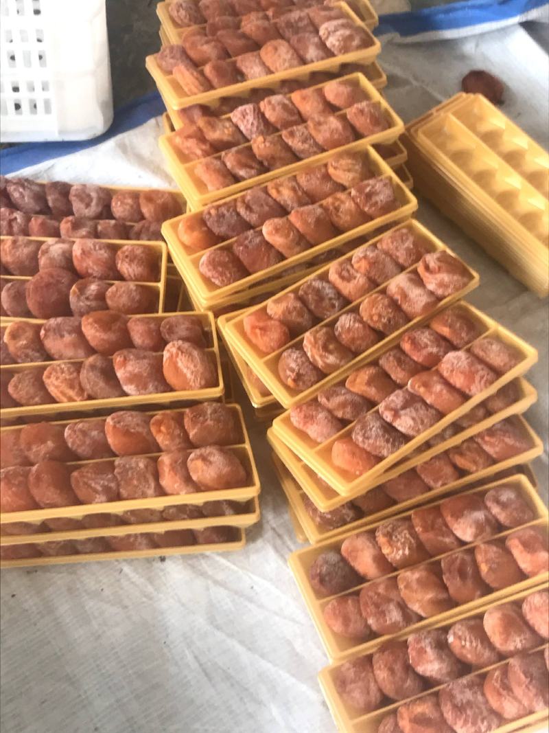 正宗山东吊霜柿饼红饼霜柿饼大量上市工厂出货价格优势超明显