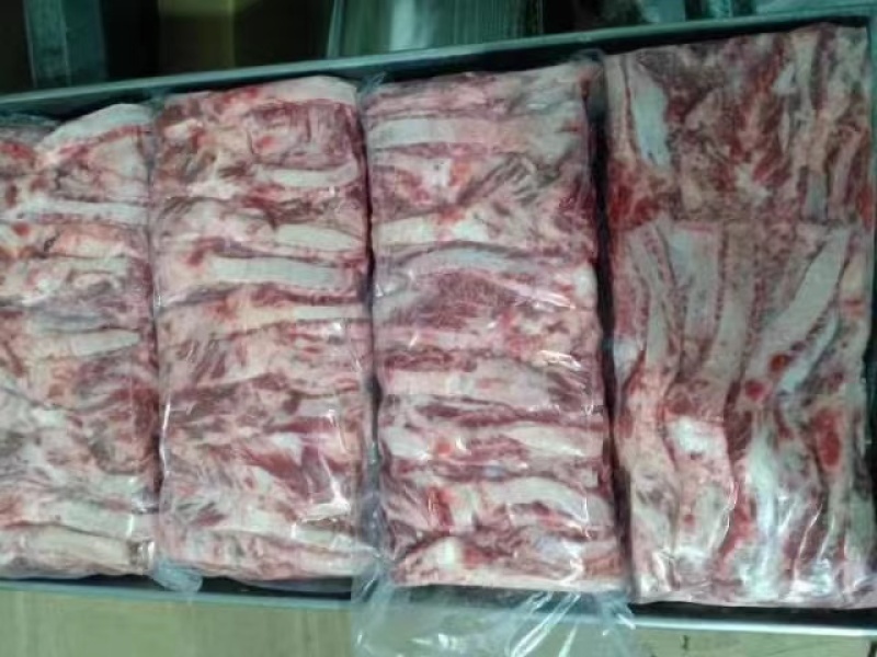 牛腹肉条纯干牛肋条适合烧烤火锅价格不高！