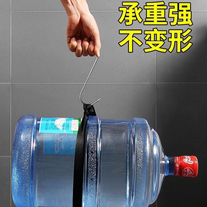 加粗S型晒腊肉挂钩实心大号不锈钢挂猪肉香肠烤鸭勾挂肉S钩