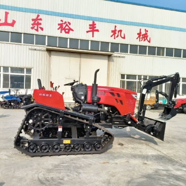 履带拖拉机挖机一体机120马力大马力四缸乘坐款微挖