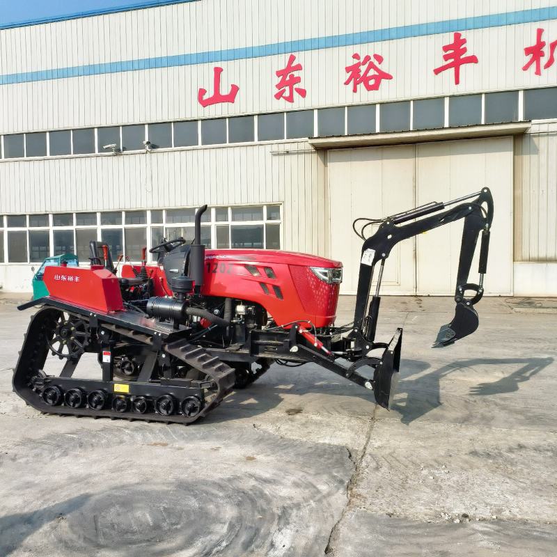 履带拖拉机挖机一体机120马力大马力四缸乘坐款微挖