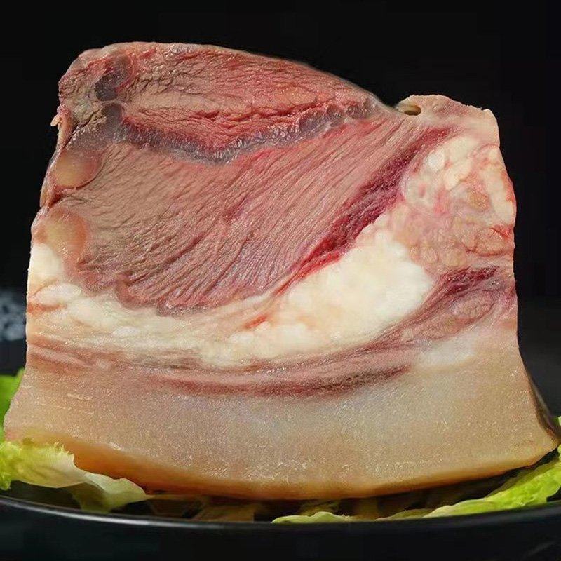 全熟原味牛头肉半成品去骨带皮牛肉全干牛脸肉速冻
