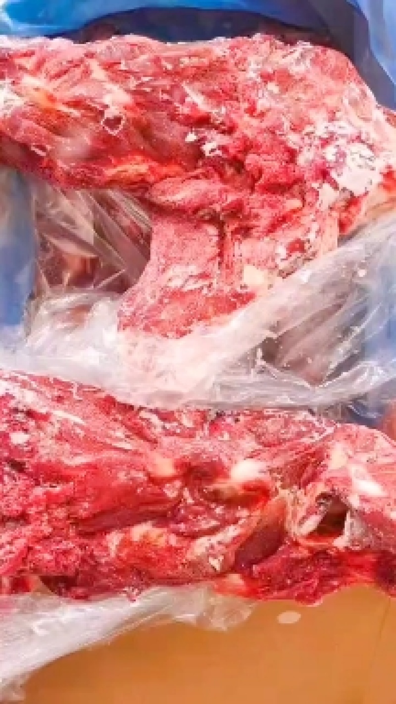 加肉牛脖骨肉含量高，价格便宜老板们别再当了，抓紧时间下单