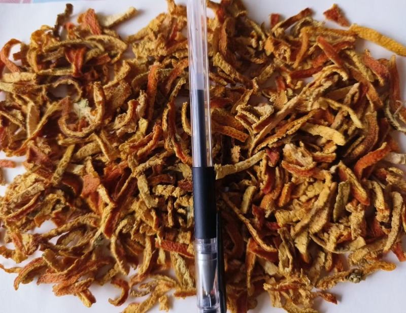陈皮个晒干统货/全红手工纯陈皮丝烘干无硫产地高含量过检