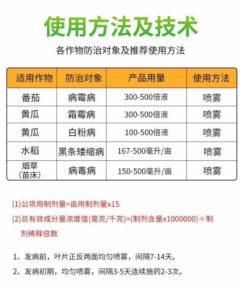 太抗几丁聚糖辣椒病毒病霜霉病灰霉病白粉病植物诱抗杀菌剂