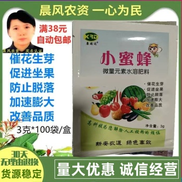 小蜜蜂授粉膨大草莓葡萄番茄樱桃西瓜果树坐果灵