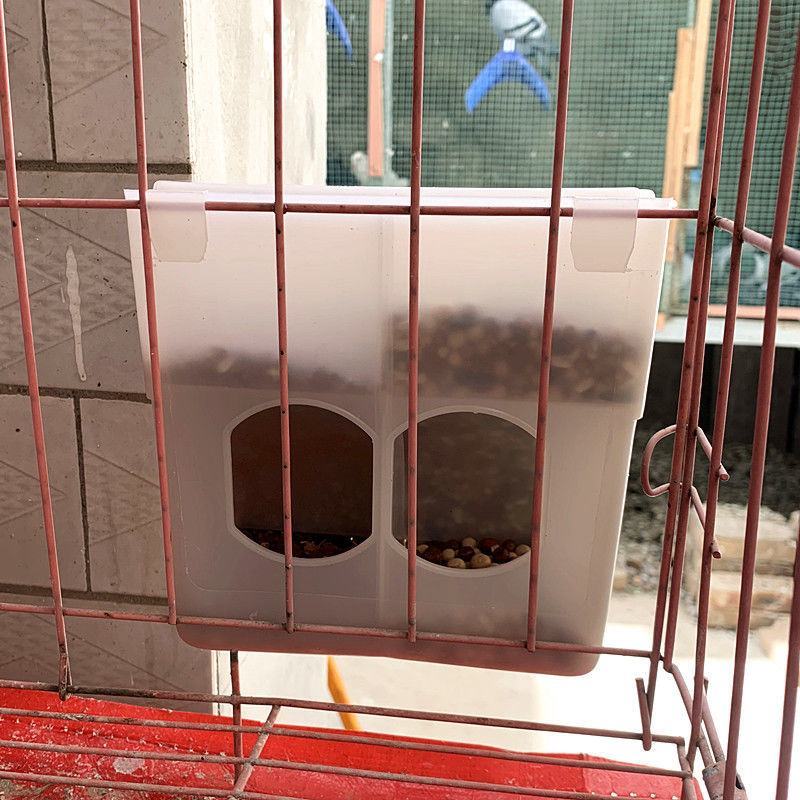 鸽子食槽自动喂食器鸽子用品用具信鸽料盒鸽子笼食槽下