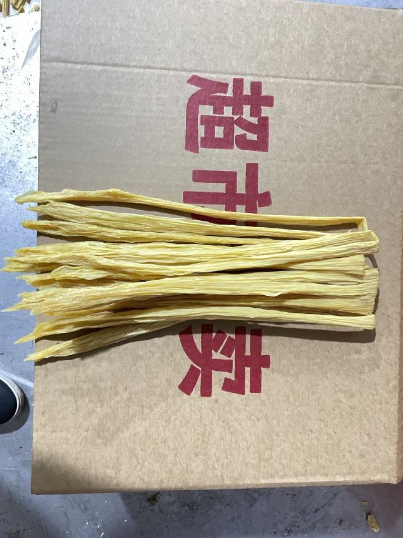 纯手工无添加无色素黄豆腐竹可定制量大从优