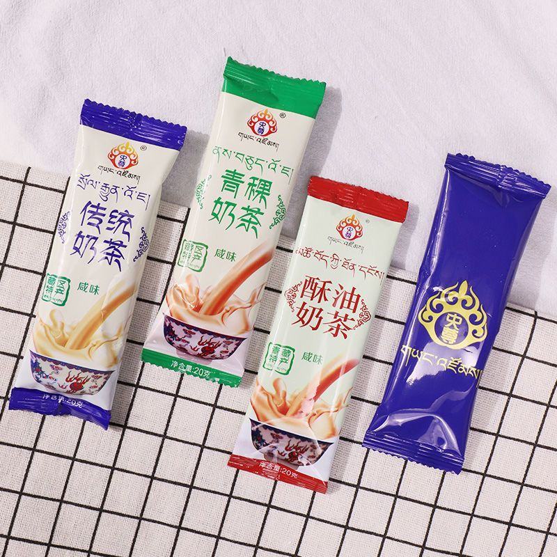 青海特产央尊青稞酥油奶茶传统咸味400g速溶奶茶粉袋装
