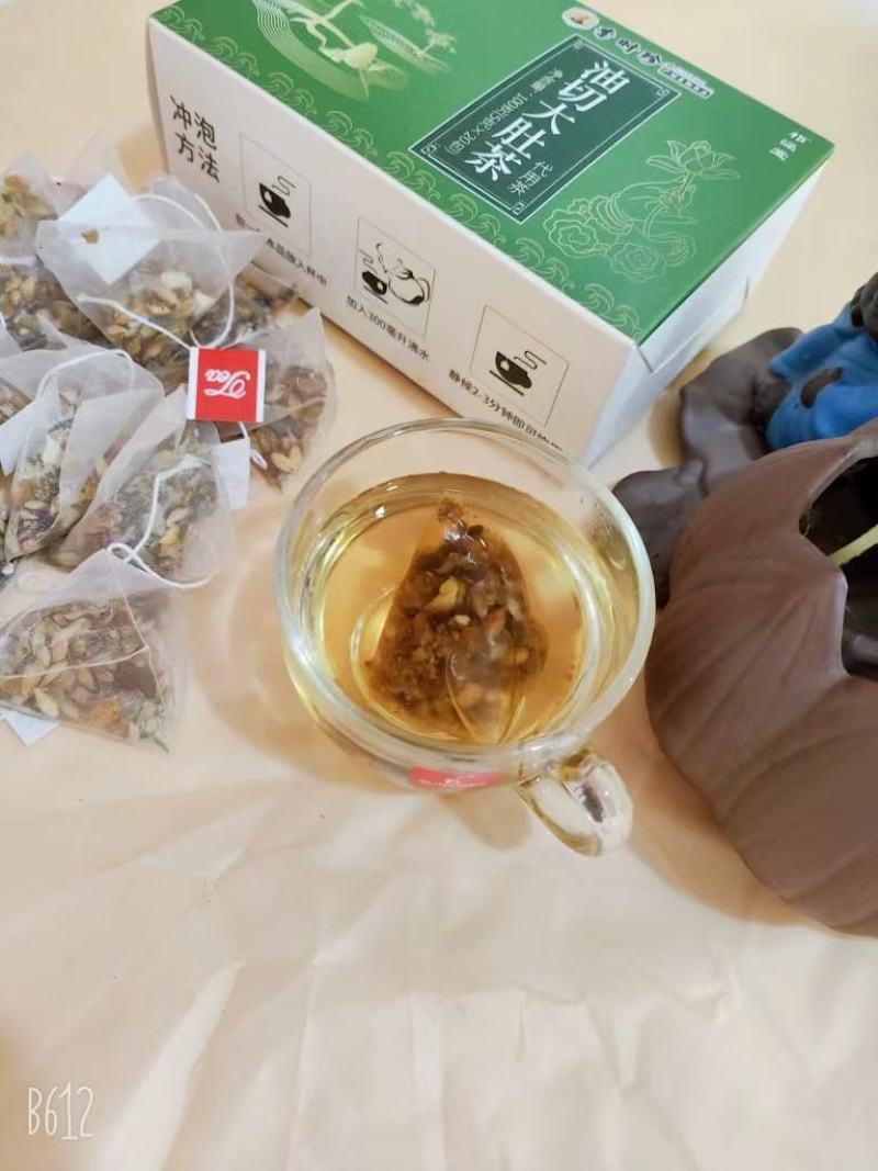 李时珍油切大肚茶甄选原材精心配比草本自然