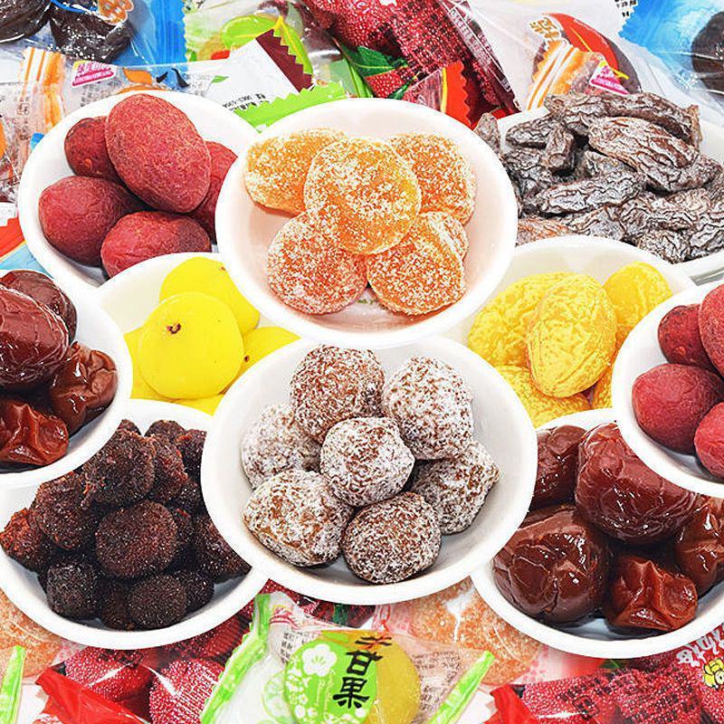 话梅水果干果蜜饯组合果脯酸甜零食金桔干橄榄酸溜梅嘉应子新